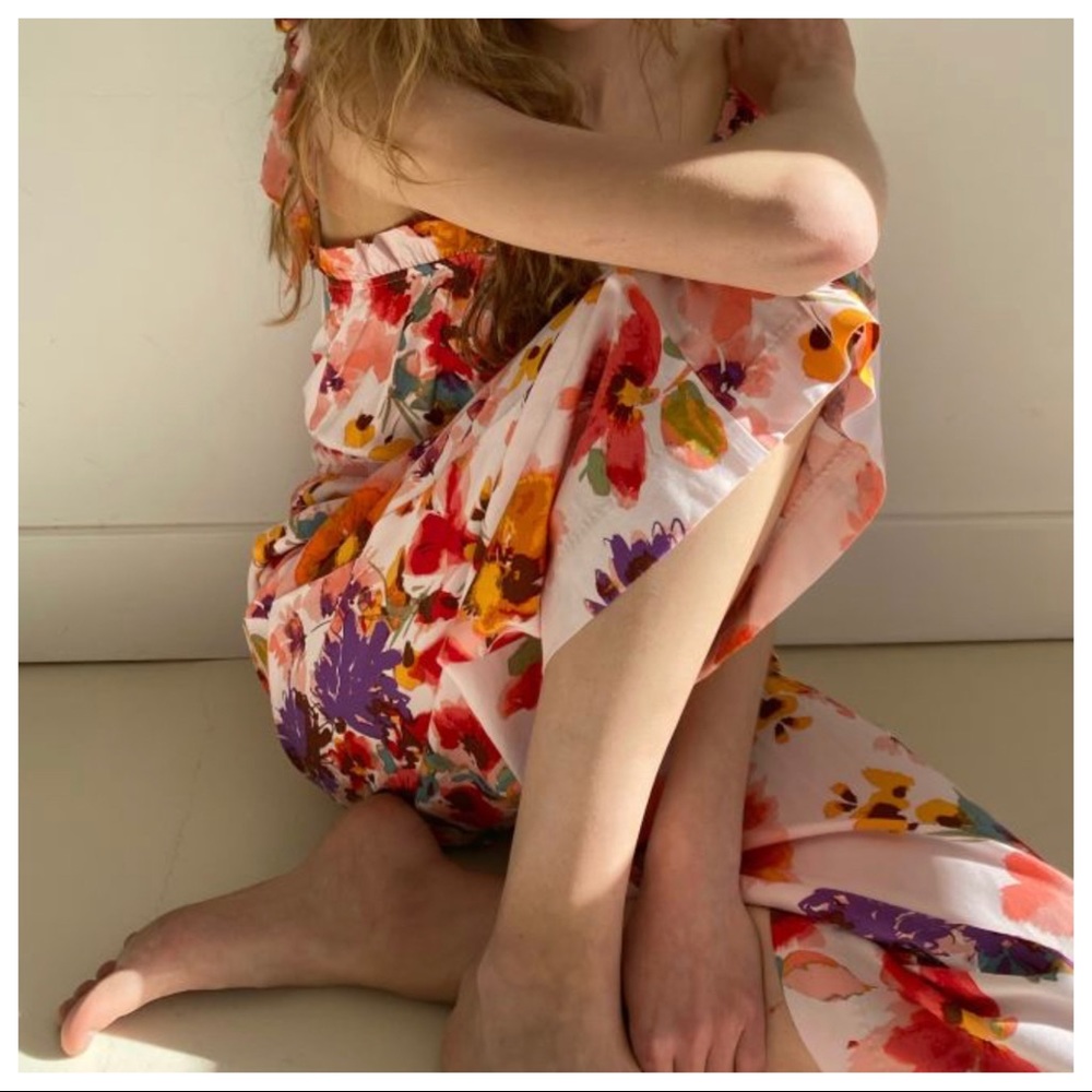 BOHO CHIC FLORAL PRINT JUMPSUIT - Picture 3 of 3
